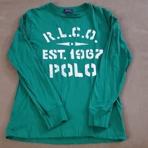 Boy's Ralph Lauren cotton long sleeve tee